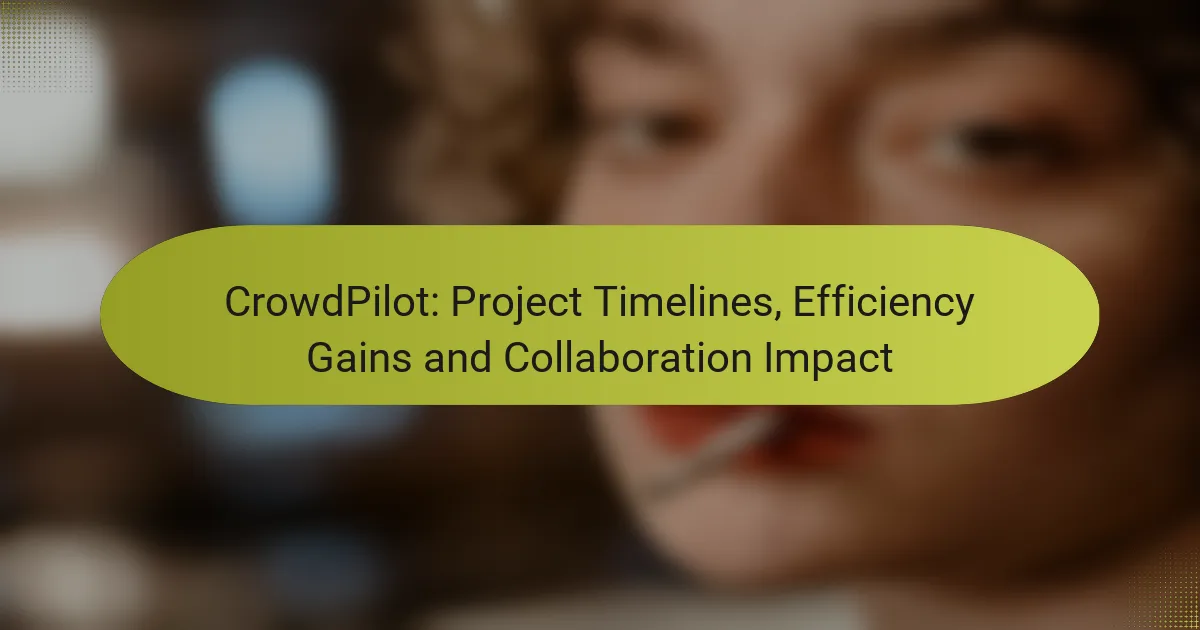 CrowdPilot: Project Timelines, Efficiency Gains and Collaboration Impact